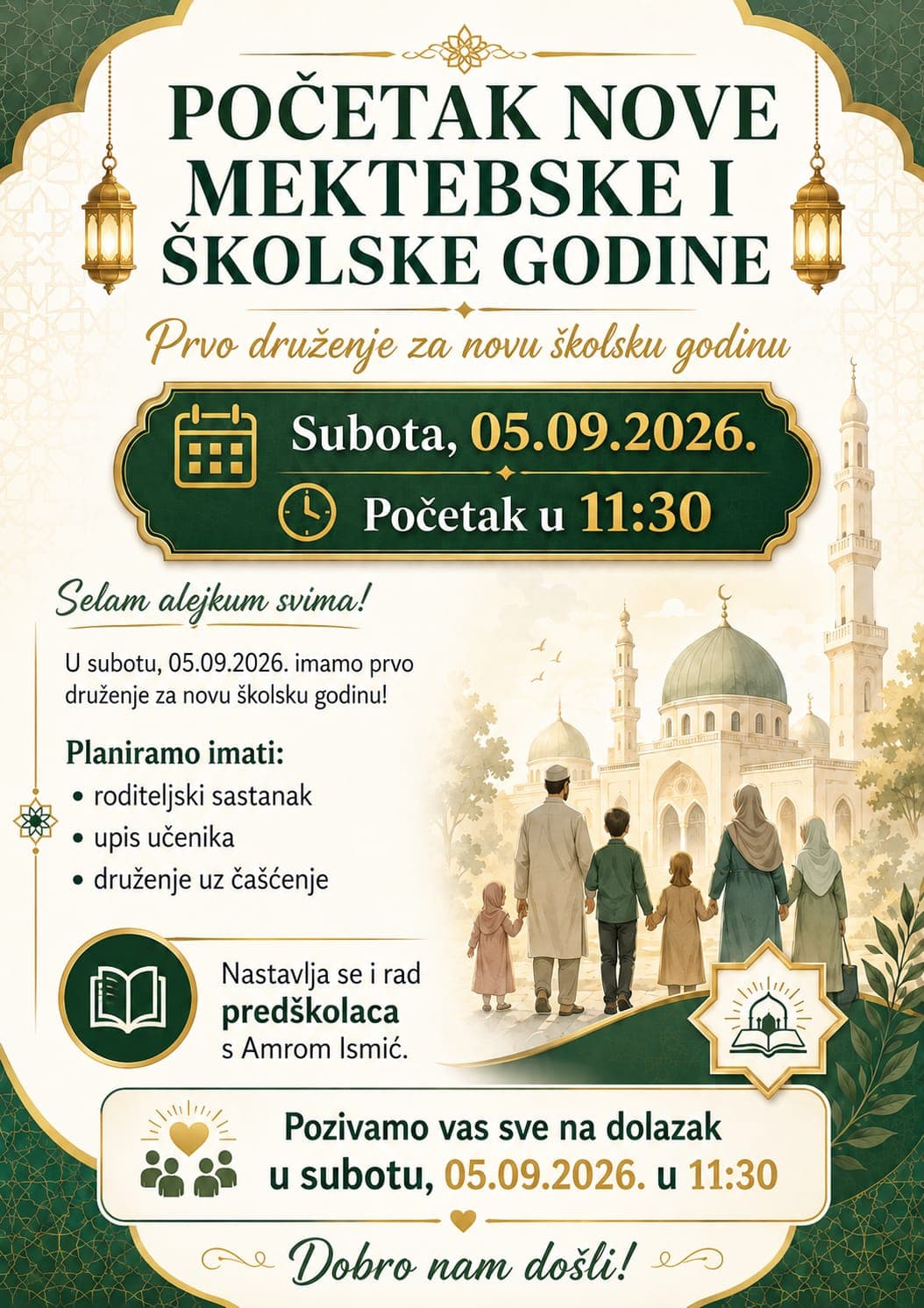 Početak mektebske godine