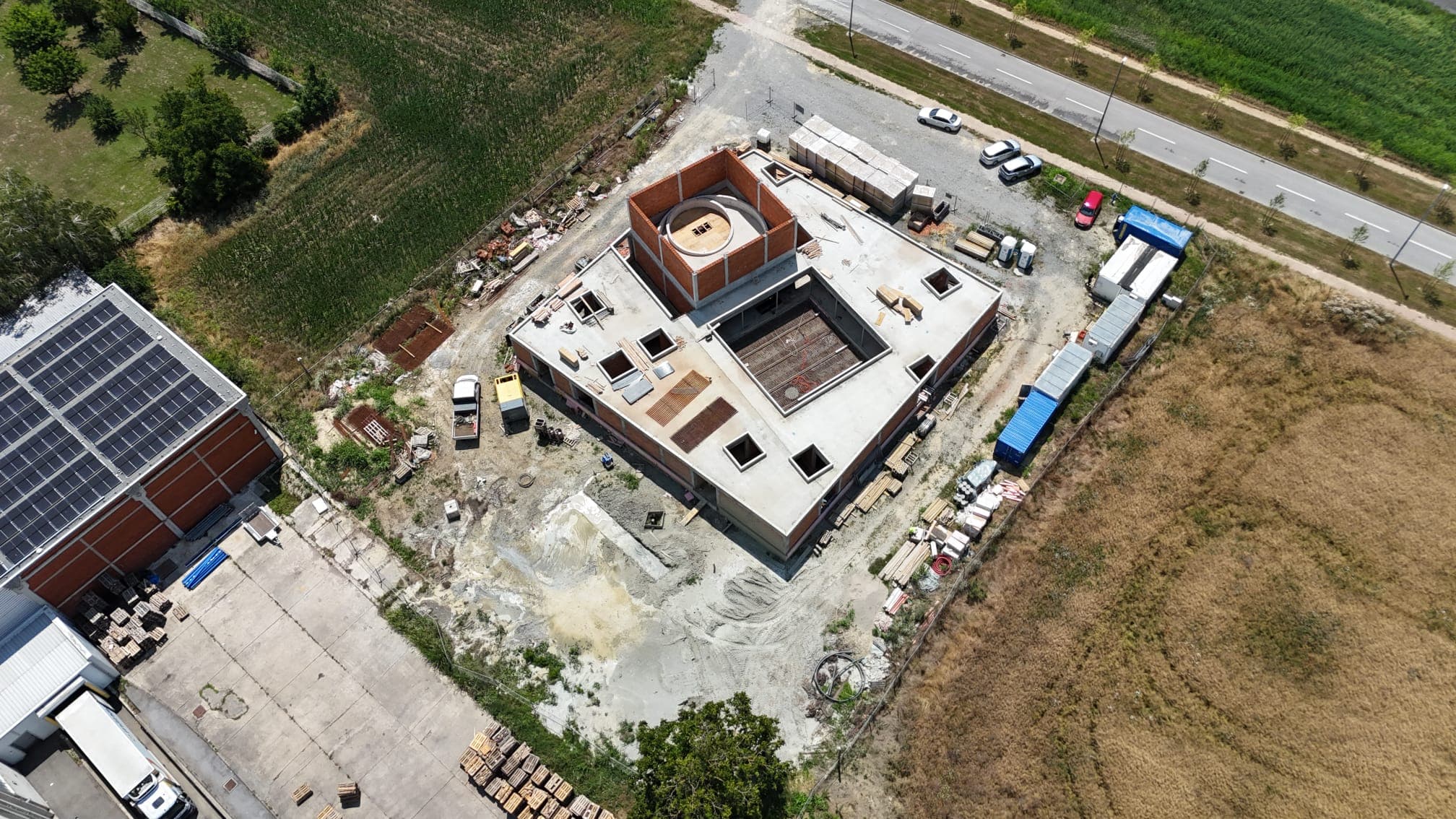 Slika dron - Islamski centar Osijek