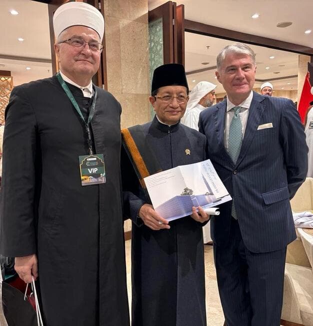 Muftija Hasanović i ministar Nasaruddin Omar - projekt IC Osijek